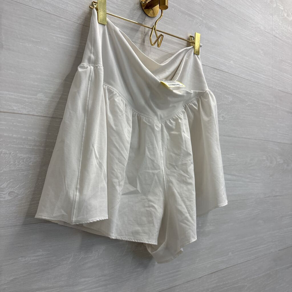 Offline by Aerie White Wide Leg Athletic Shorts Large