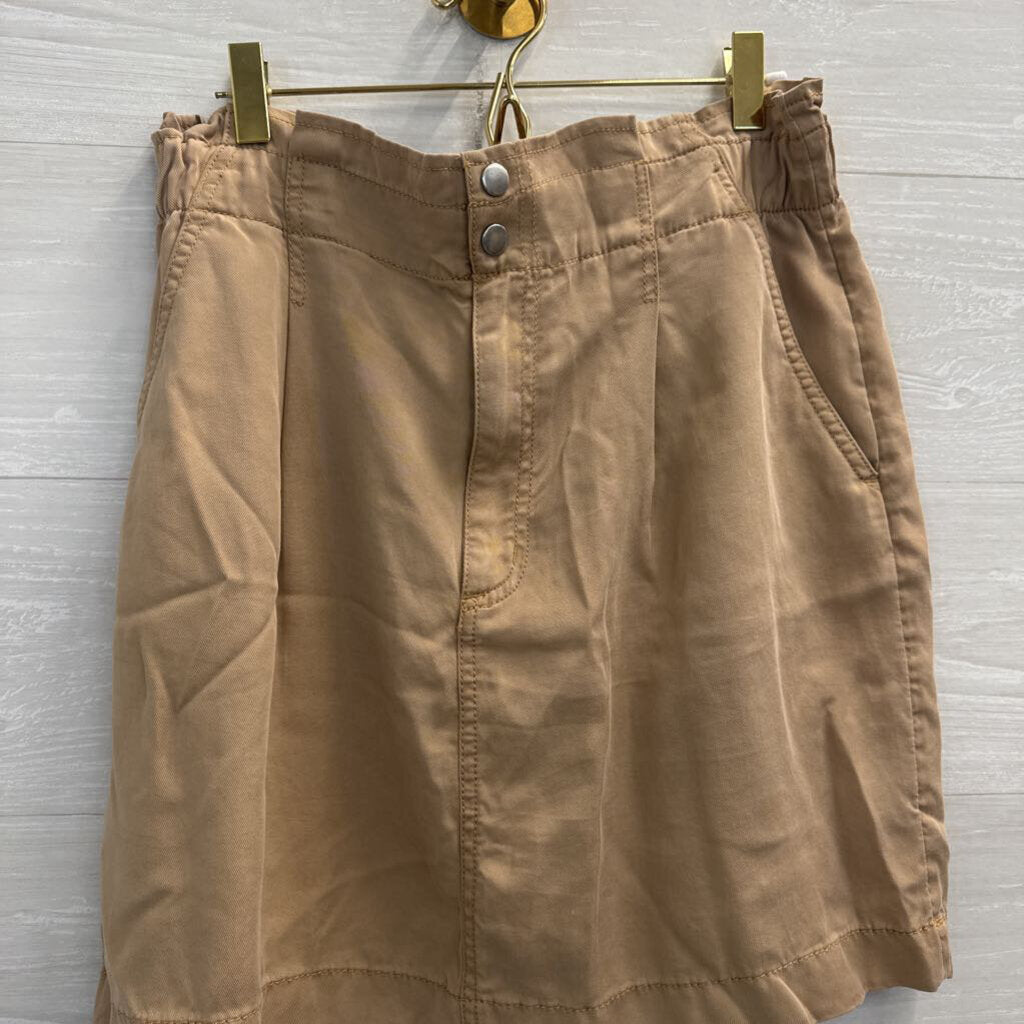 Loft Brown Paperbag Waist Skirt 6