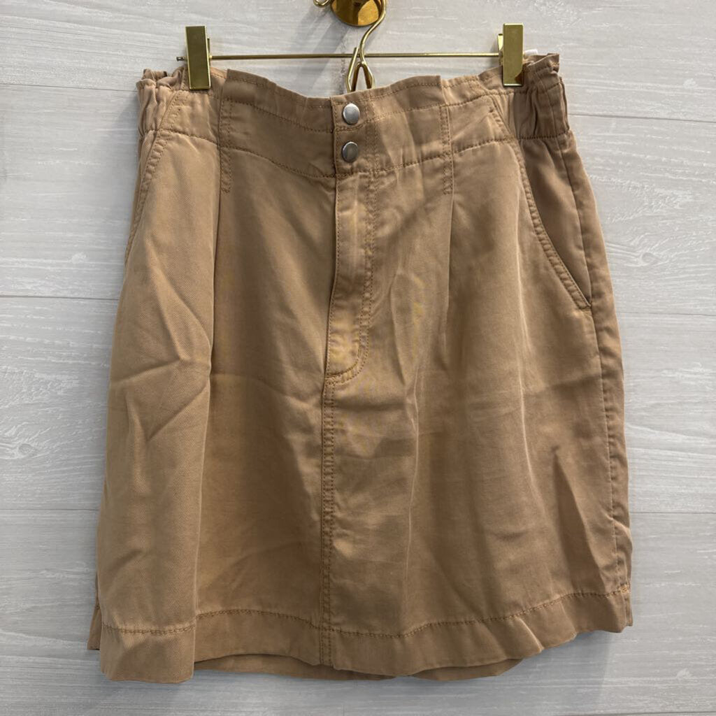 Loft Brown Paperbag Waist Skirt 6