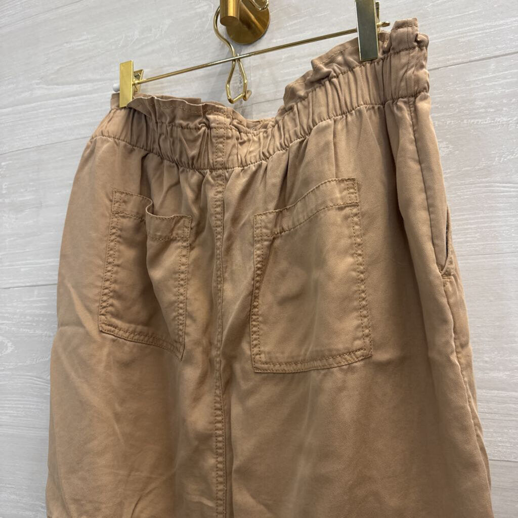 Loft Brown Paperbag Waist Skirt 6