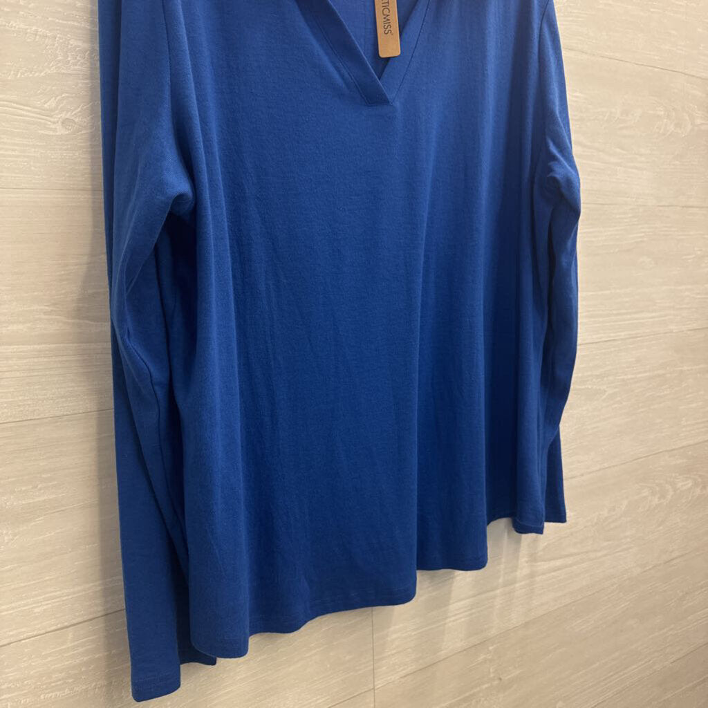 TicTicMiss Blue Long Sleeve Top XXL