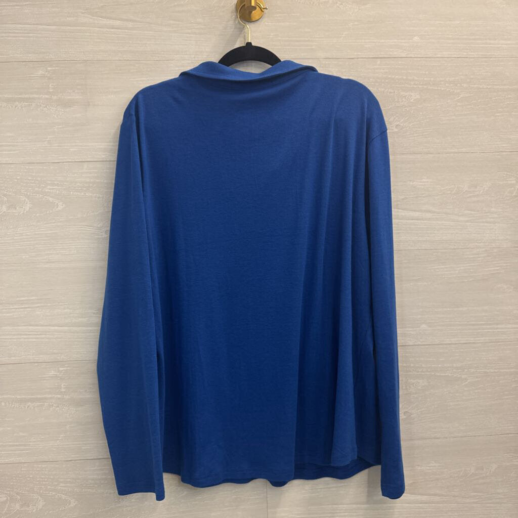 TicTicMiss Blue Long Sleeve Top XXL