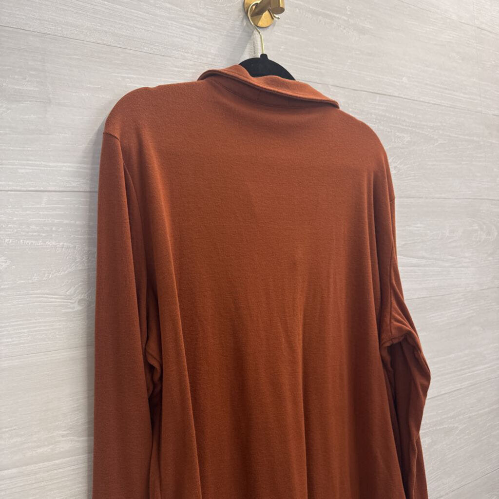 TicTicMiss Burnt Orange Long Sleeve Top XXL