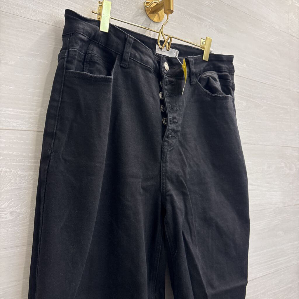 TNR Jeans Black Denim Wide Leg Jeans 32