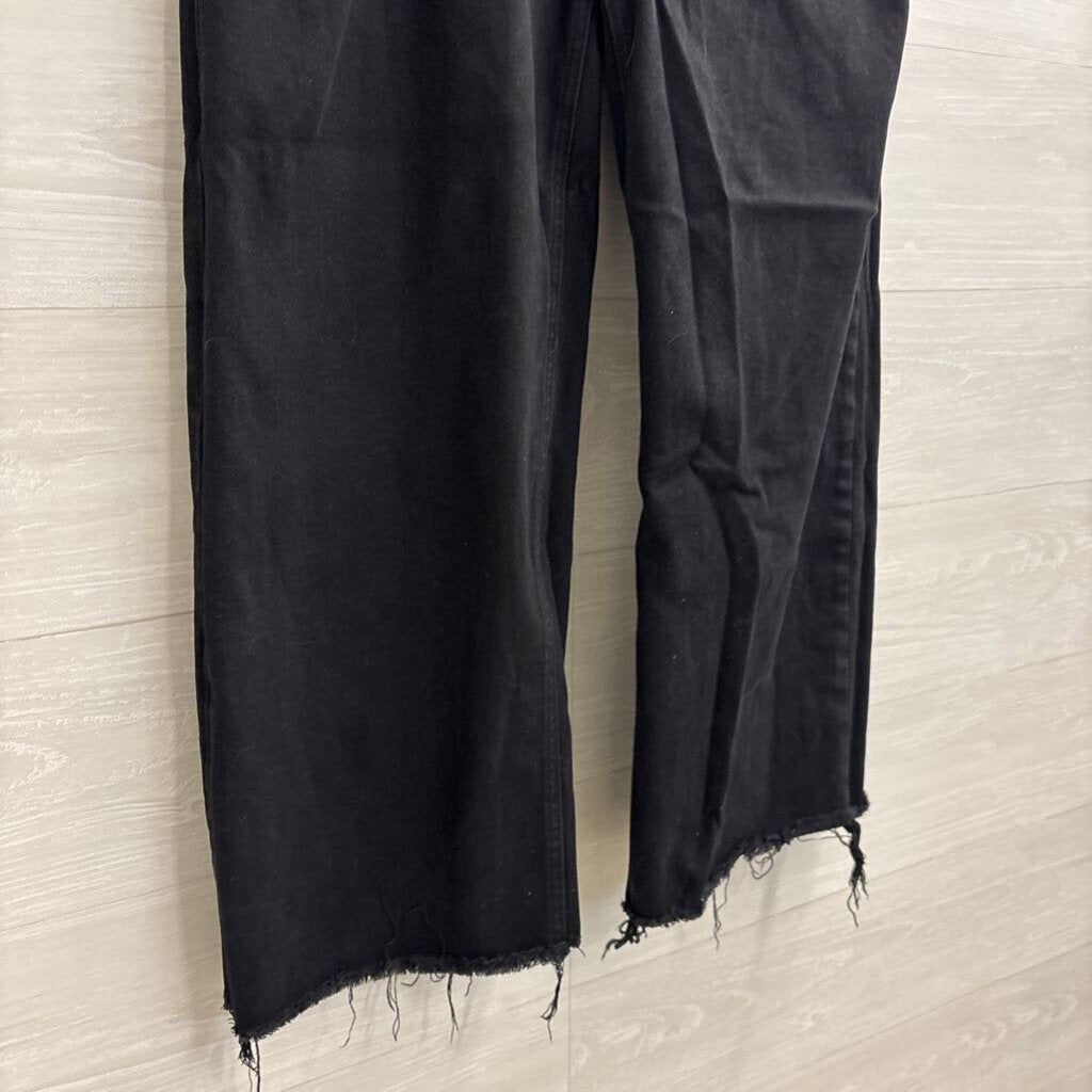 TNR Jeans Black Denim Wide Leg Jeans 32