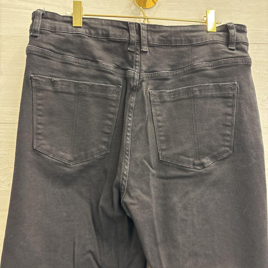 TNR Jeans Black Denim Wide Leg Jeans 32