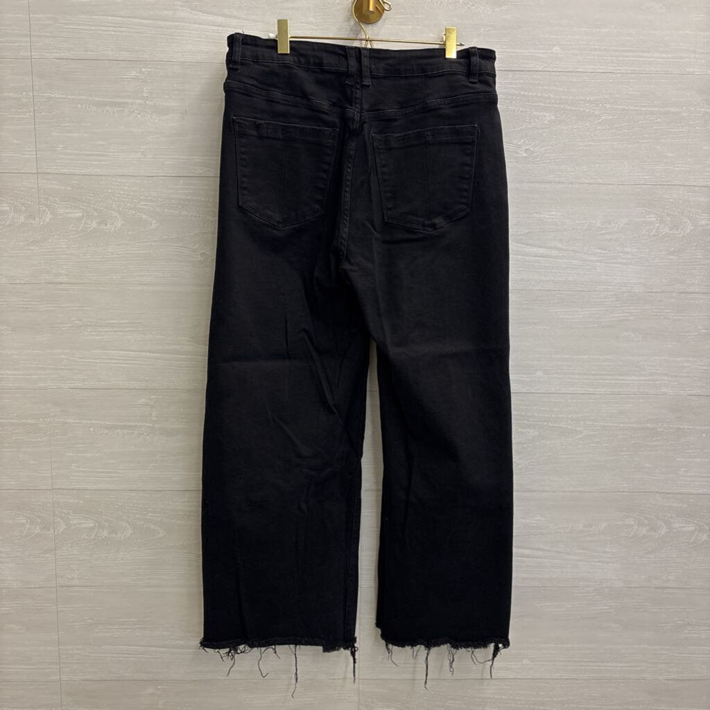 TNR Jeans Black Denim Wide Leg Jeans 32