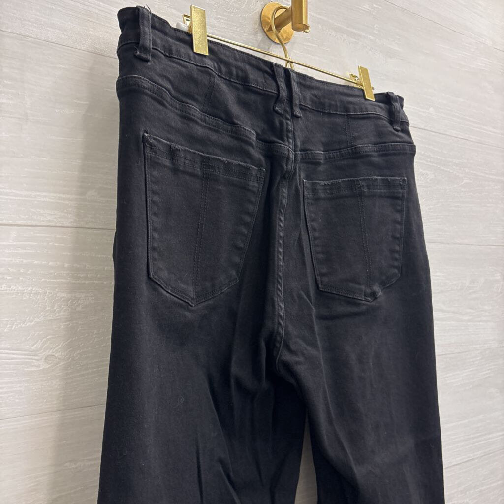 TNR Jeans Black Denim Wide Leg Jeans 32