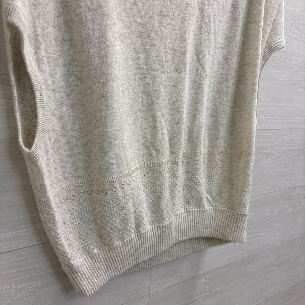 Moth Grey Knit Slouchy High Neck Sweater Top Medium/ Large