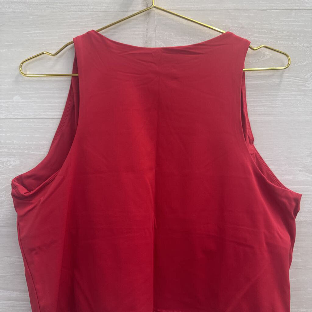 Oalka Pink Cropped Tank Top XXL