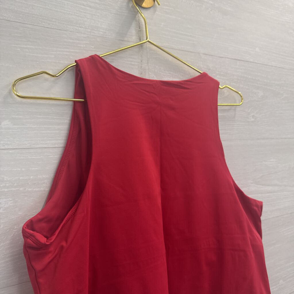 Oalka Pink Cropped Tank Top XXL