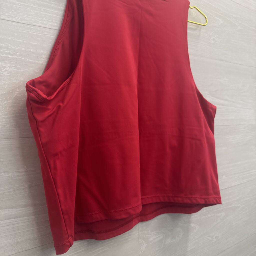 Oalka Pink Cropped Tank Top XXL