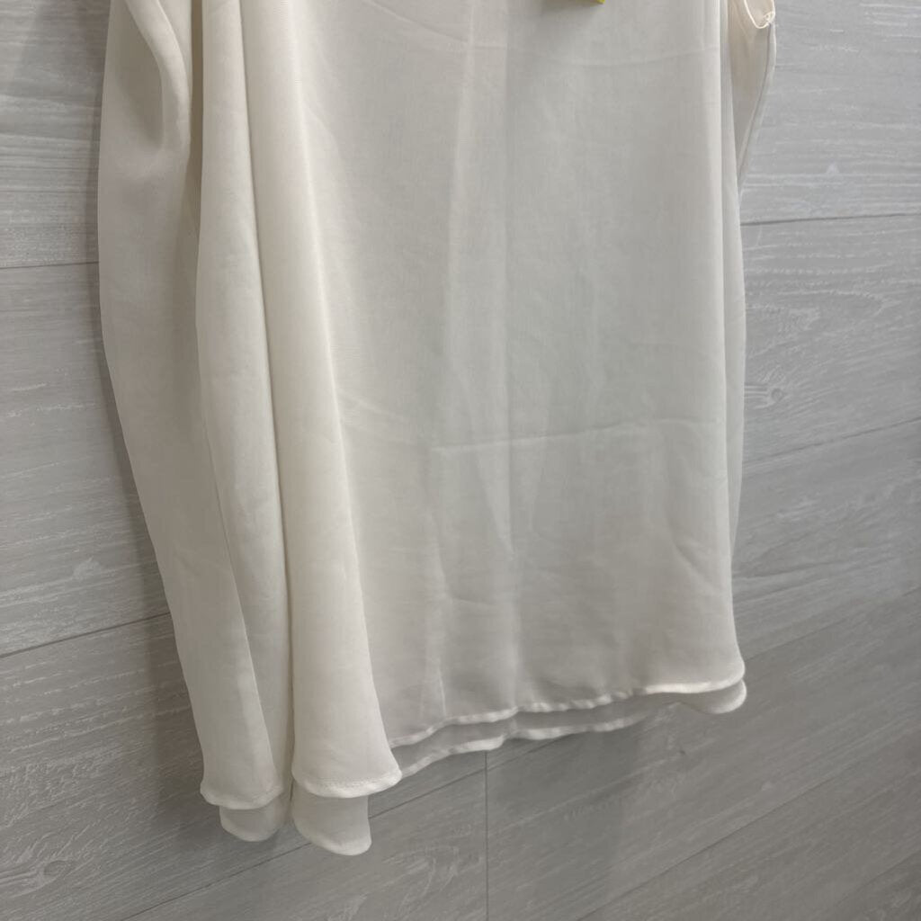 Torrid White Silky Tank Top 1