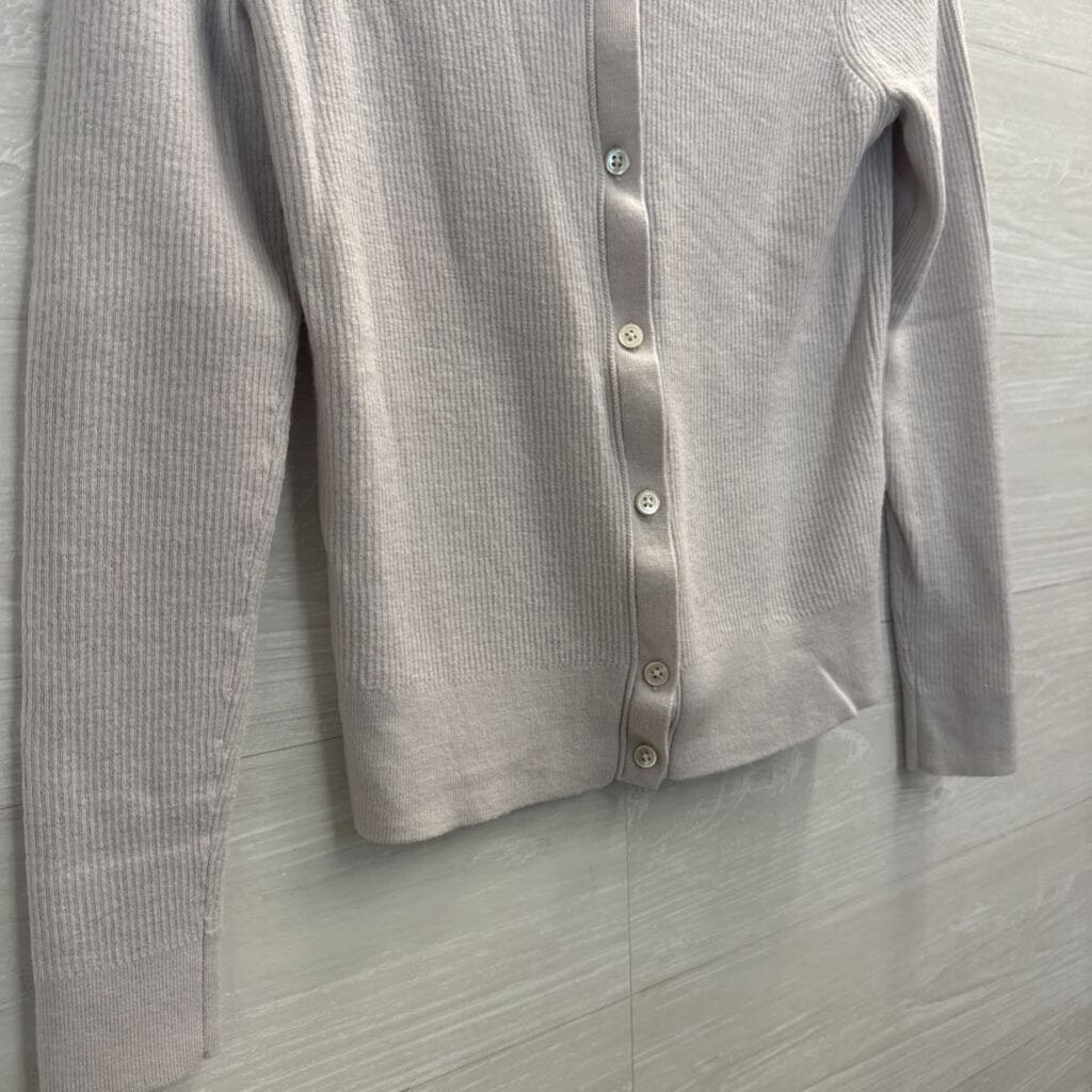 Banana Republic Grey 100% Merino Wool Cardigan Sweater Medium