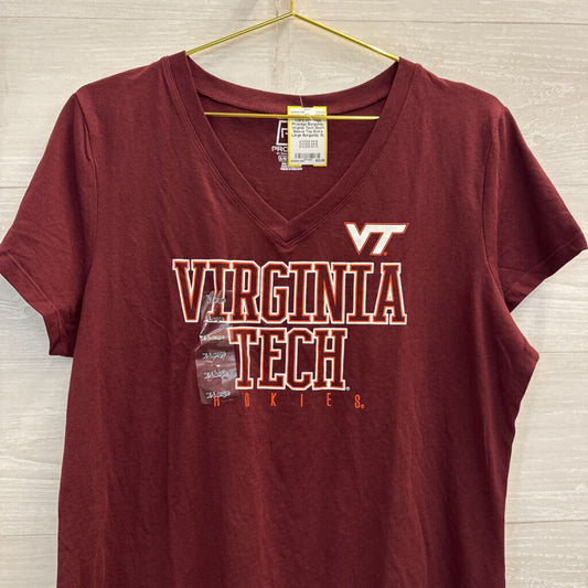 Proedge Burgundy Virginia Tech Short Sleeve Top Extra Large