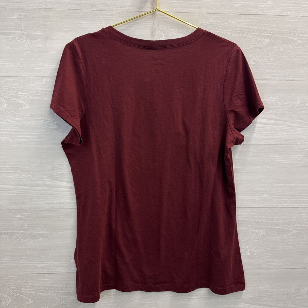 Proedge Burgundy Virginia Tech Short Sleeve Top Extra Large