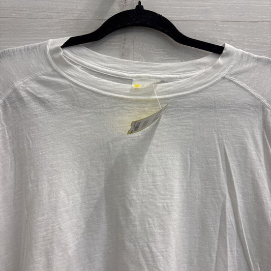 Zella White Long Sleeve Top Large