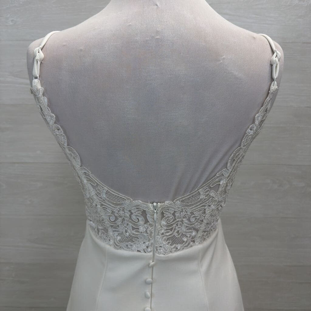 Lulus Ivory Mini Lace Back Dress Medium Lulus Ivory Mini Lace Back Dress Medium