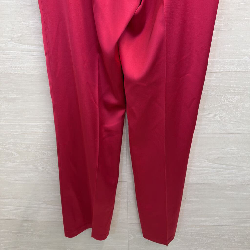 Lucy Paris Hot Pink Satin Pants Large