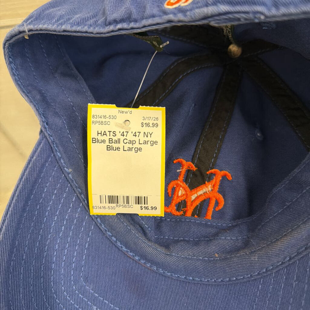 '47 NY Blue Ball Cap Large