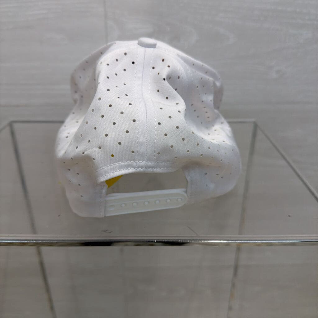 Waggle White Rooster Ball Cap O/S