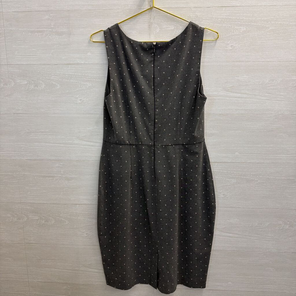 Elle Grey Polka Dot Sleeveless Shift Dress 10