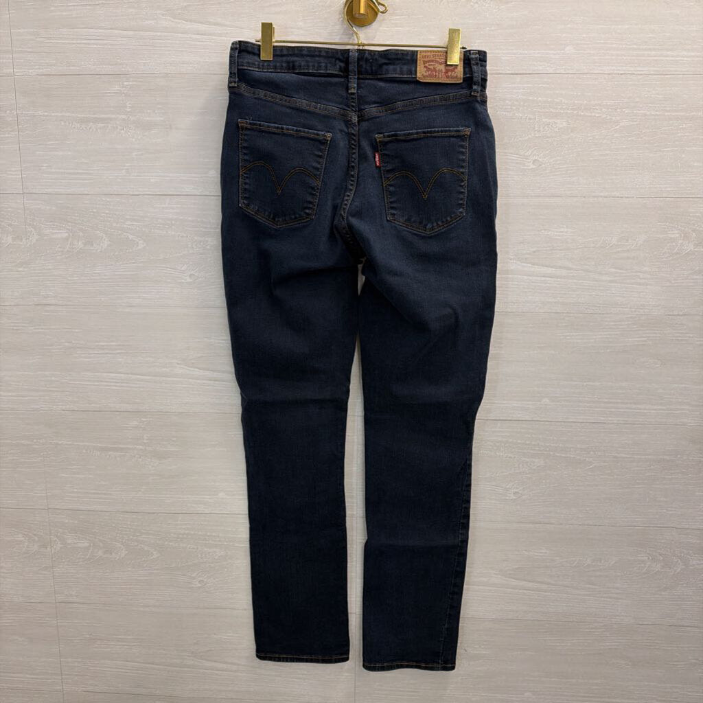 Levi Dark Wash Classic Mid Rise Skinny Jeans 29