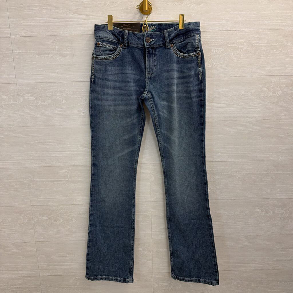 Wrangler Medium Wash Sadie Low Rise Jeans 9