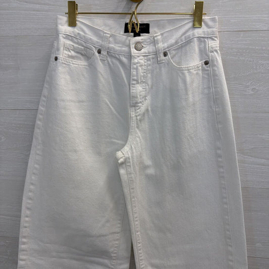 Banana Republic White Wide Leg Denim 27P
