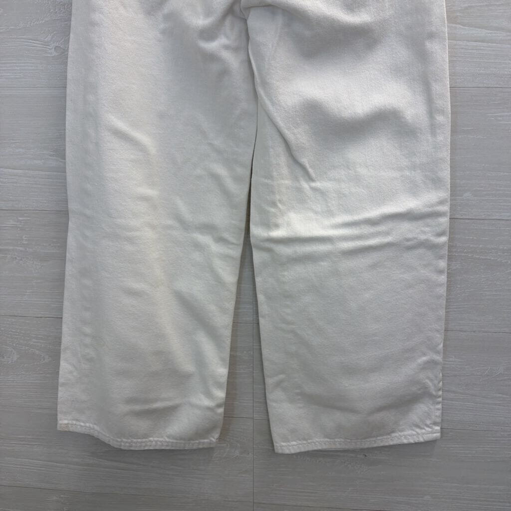 Banana Republic White Wide Leg Denim 27P