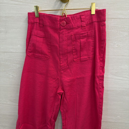 Nicole Miller Hot Pink Wide Leg Pant 12