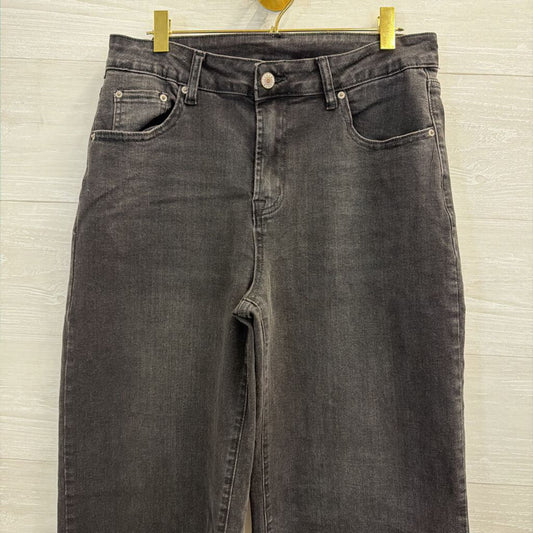 No Brand Black Wide Leg Denim 12