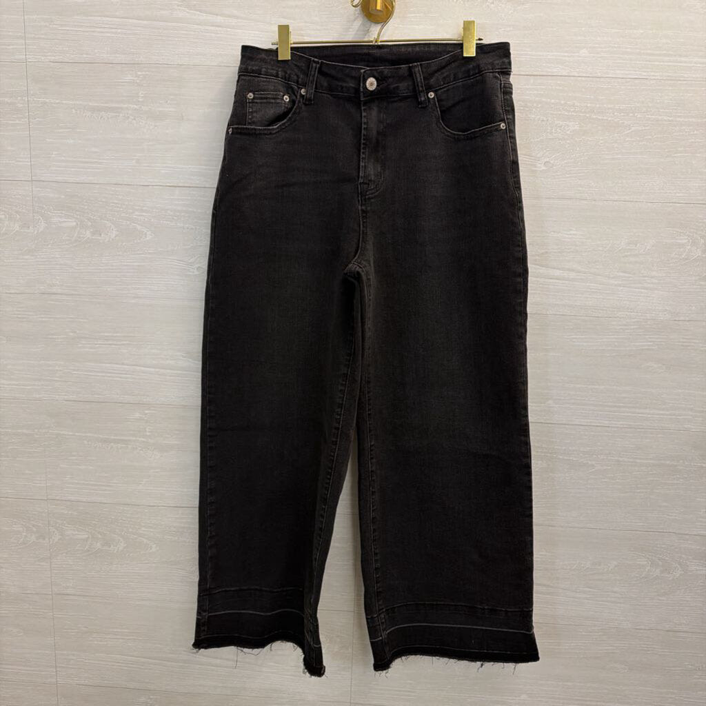 No Brand Black Wide Leg Denim 12
