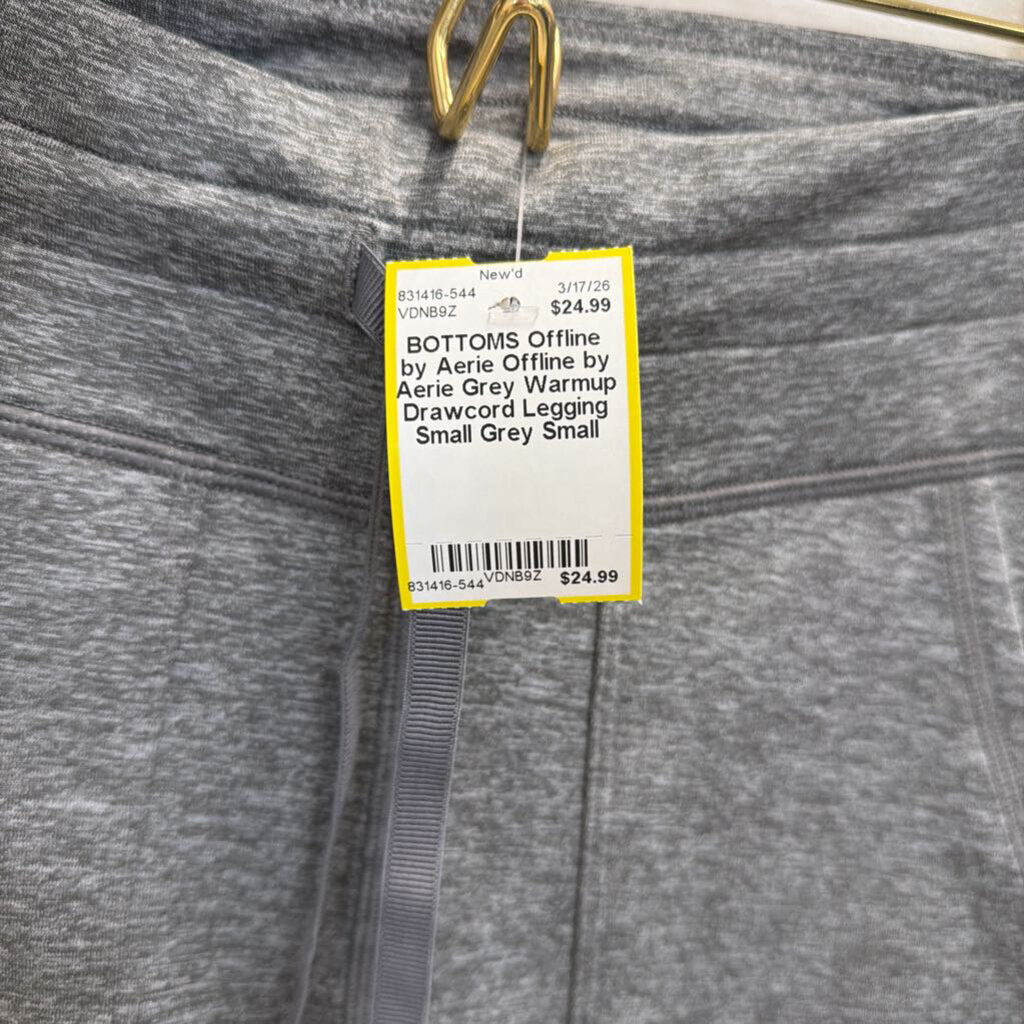 Offline by Aerie Grey Warmup Drawcord Legging Small