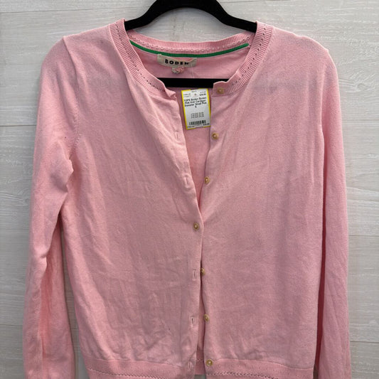 Boden Pink Knit Cardigan Sweater Small