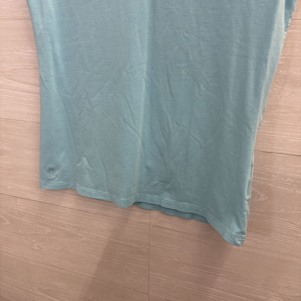 Lilly Pulitzer Turquoise V-neck Short Sleeve Tee XS