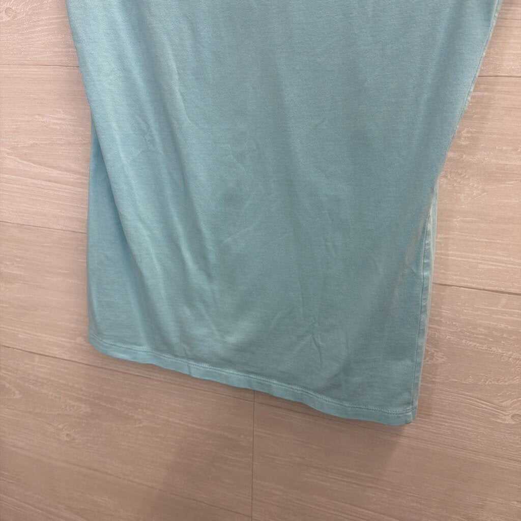 Lilly Pulitzer Turquoise V-neck Short Sleeve Tee XS