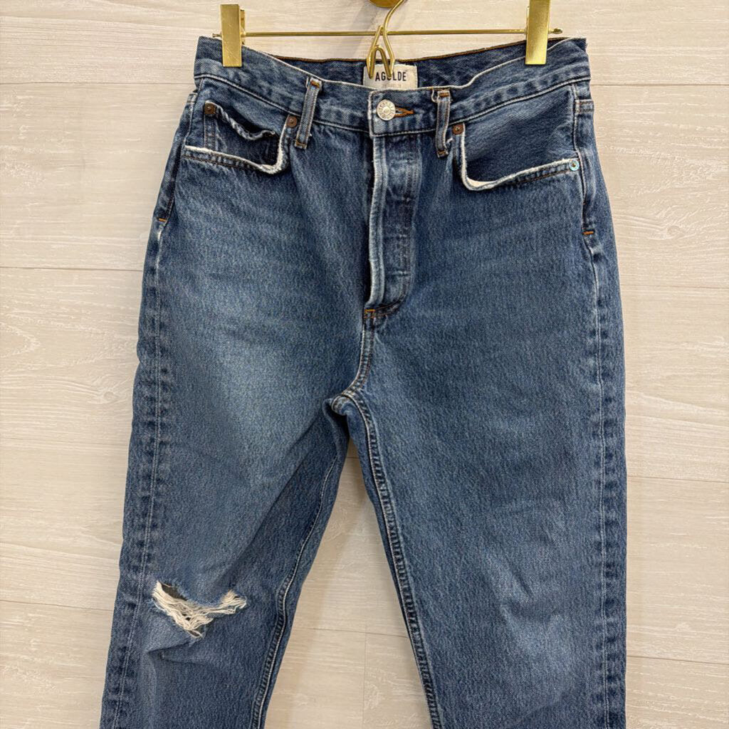 Agolde Dark Wash High Rise Jeans 25