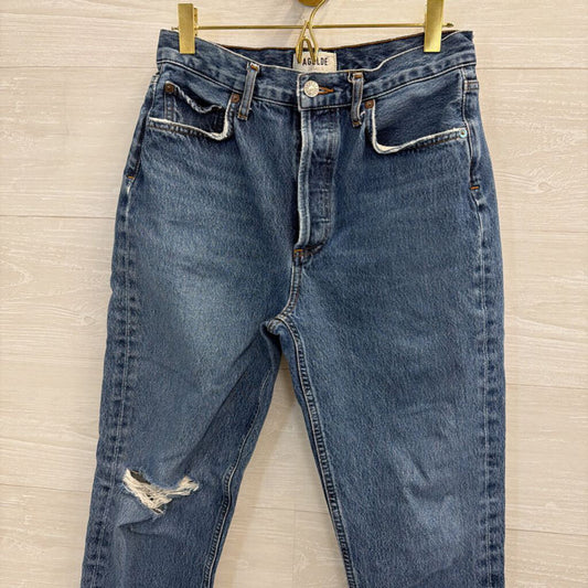 Agolde Dark Wash High Rise Jeans 25