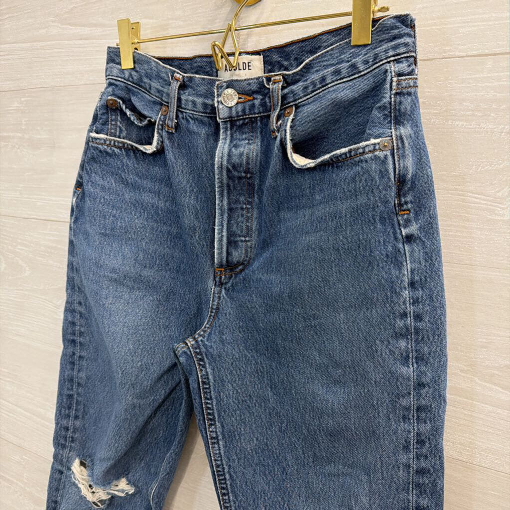 Agolde Dark Wash High Rise Jeans 25