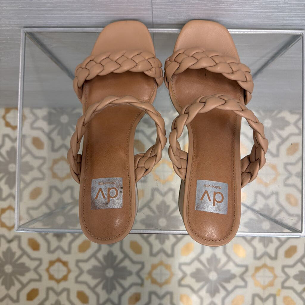 Dolce Vita Nude Paily Braided Heel 8.5