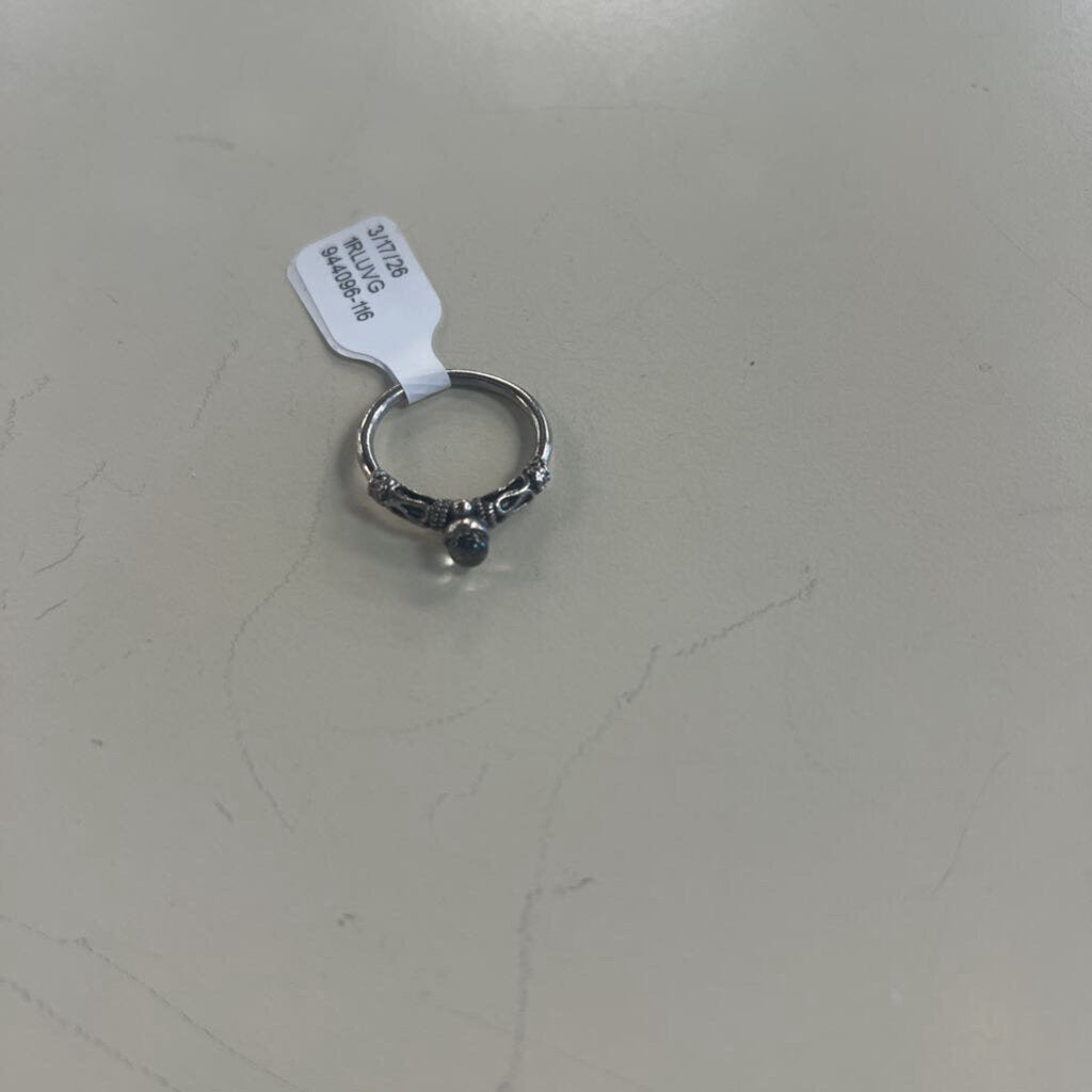Silver Toned Dainty Ring Size 5.5