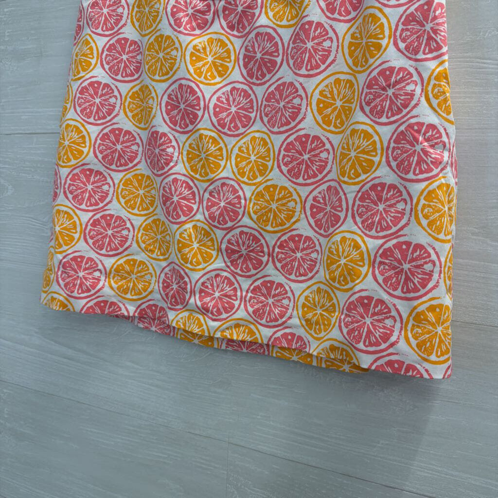 Vineyard Vines Pink/Orange Citrus Skirt 6
