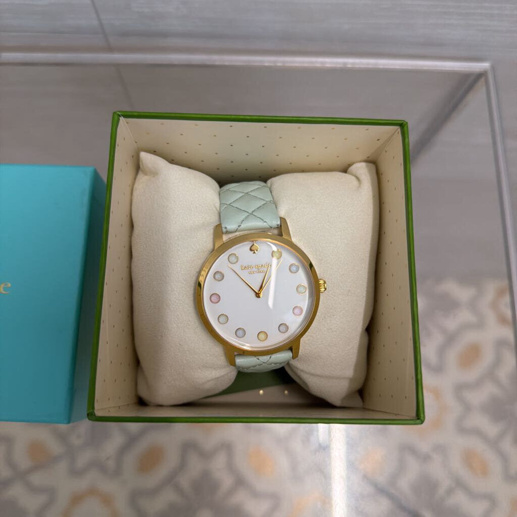 Kate Spade Blue/ Gold Metro Watch