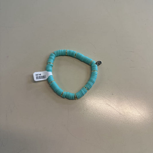 Green Disk Stretch Bracelet
