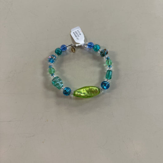 Multi Colored Glass Bead Bracelet