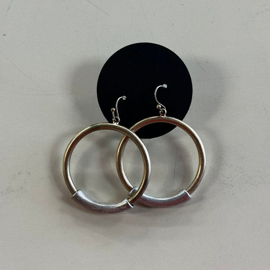 Gold Toned Hoop Dangle Earrings