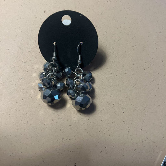 Beaded Cluster Earrings
