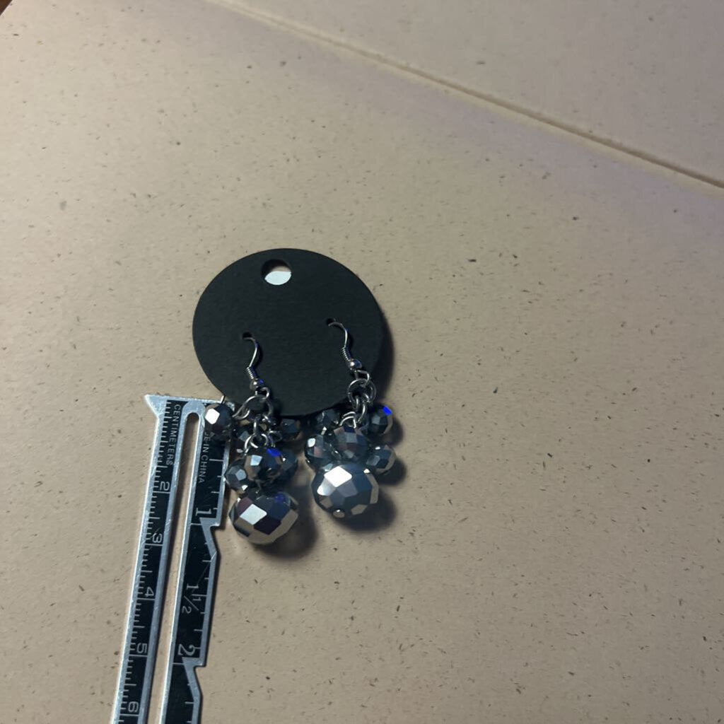 Beaded Cluster Earrings