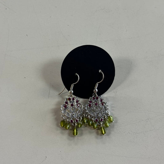 Multi Colored Dangle Chandelier Earrings